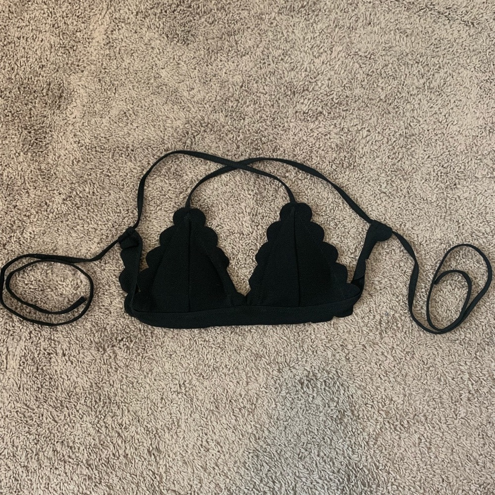 Zaful bikini top black size M